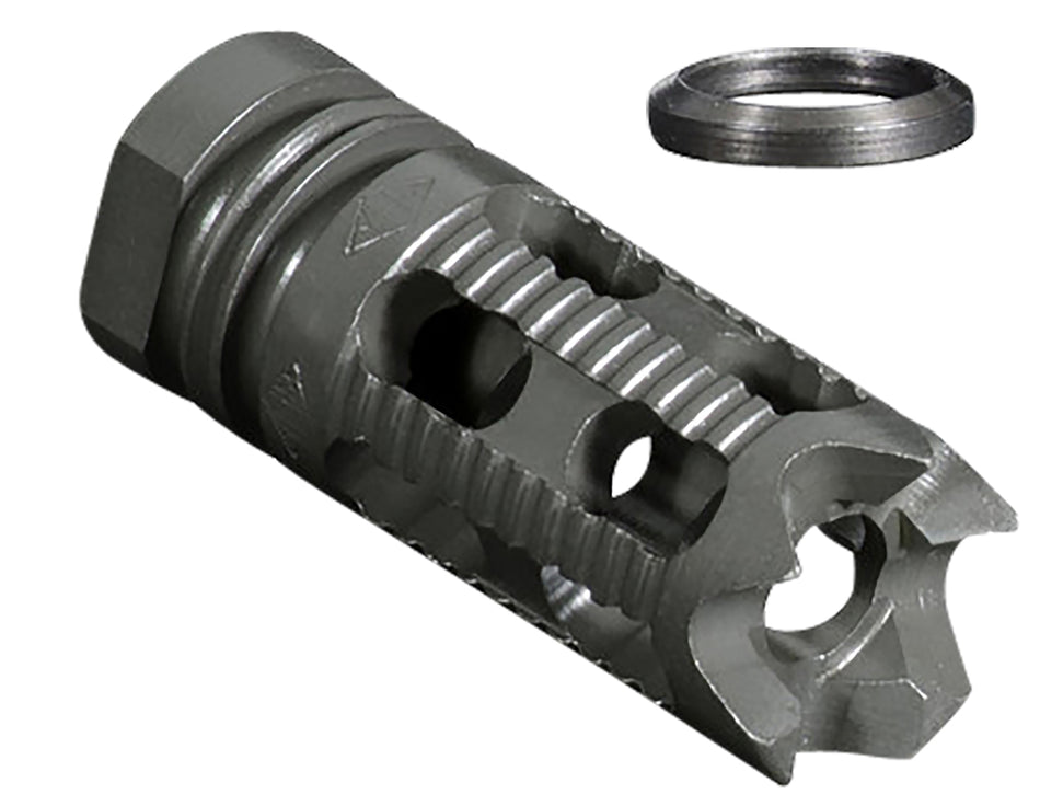 Yankee Hill Phantom Compensator Muzzle Brake Aggressive End 1/2"-28 Threads 2.25" OAL 5.56mm