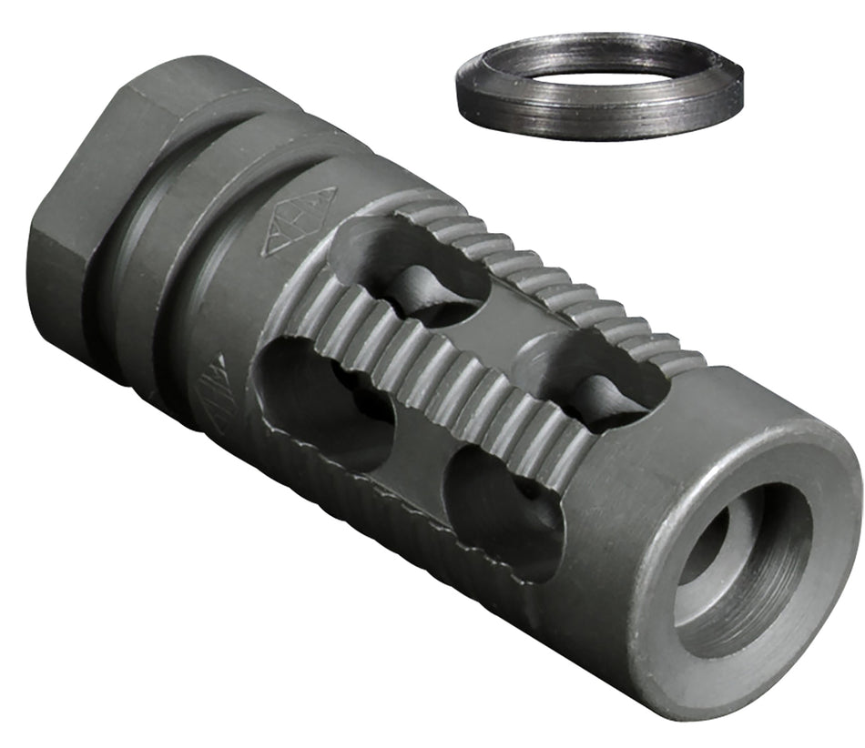 Yankee Hill Phantom Compensator Muzzle Brake Smooth No-Snag End 1/2"-28 Threads 2.25" OAL 5.56mm