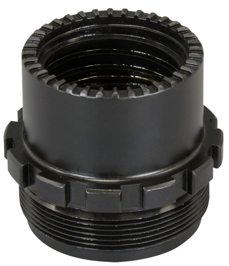 Yankee Hill 3060 Phantom Quick Disconnect Adapter 1-3/8"-24 tpi Stainless Steel Black