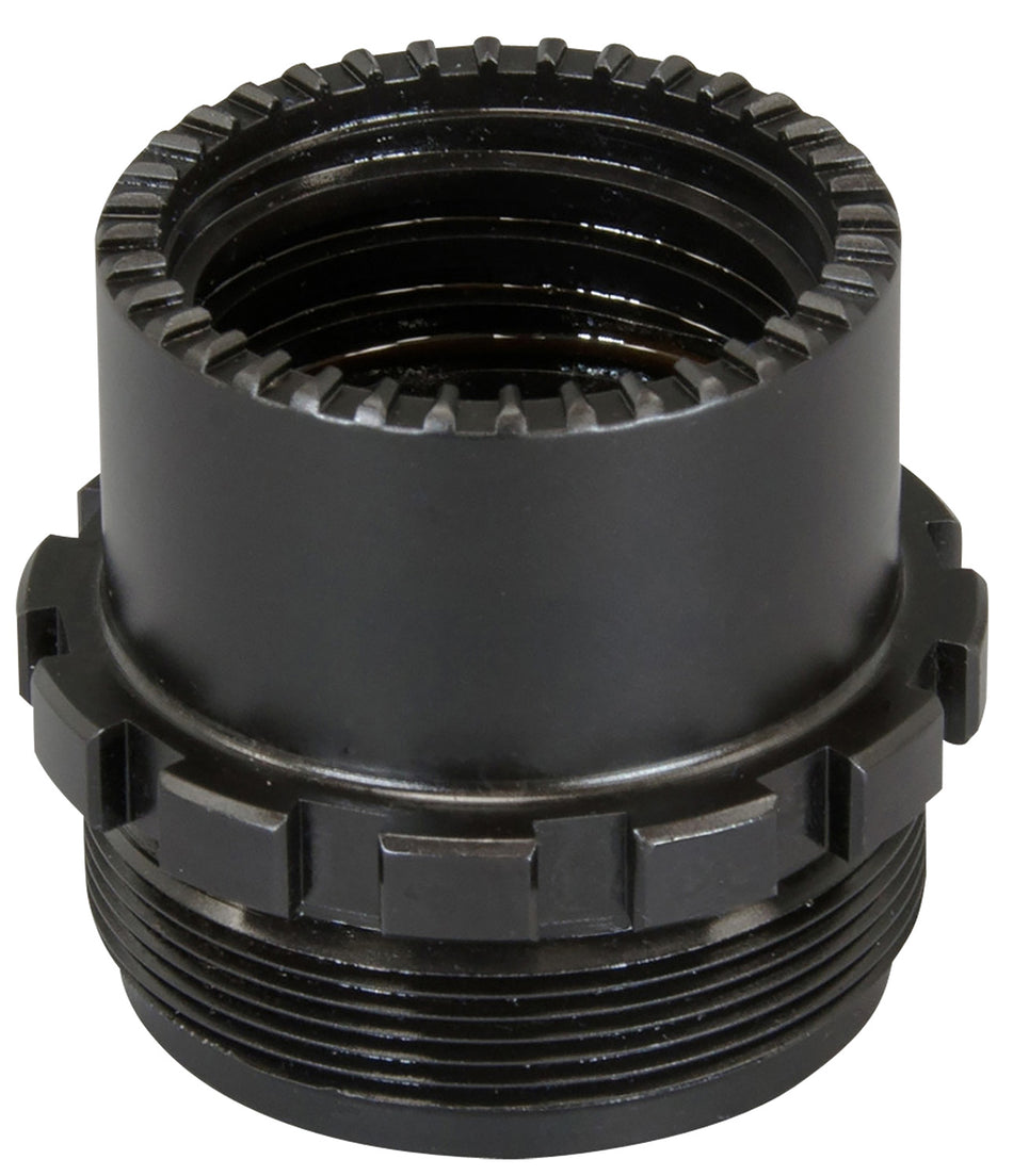 Yankee Hill 3060 Phantom Quick Disconnect Adapter 1-3/8"-24 tpi Stainless Steel Black