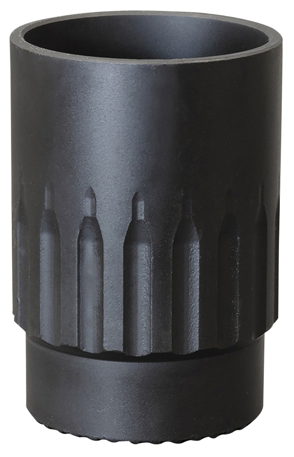 Yankee Hill QD Blast Deflector Short 30 Caliber Black Steel 2.19" OAL Compatible with YHM QD Muzzle Devices