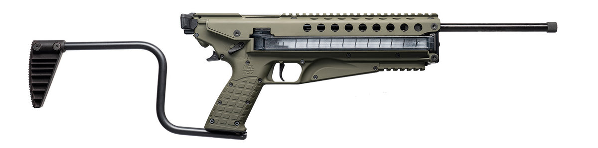 Kel-Tec R50 5.7x28mm Rifle, Green, 50+1 Capacity, 16.10" Threaded Barrel