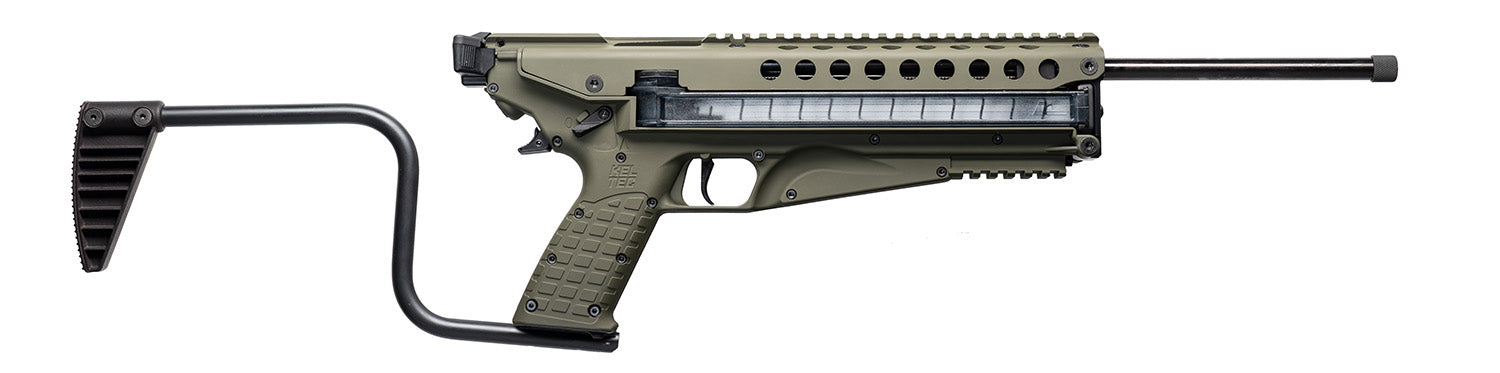 Kel-Tec R50 5.7x28mm Rifle, Green, 50+1 Capacity, 16.10" Threaded Barrel