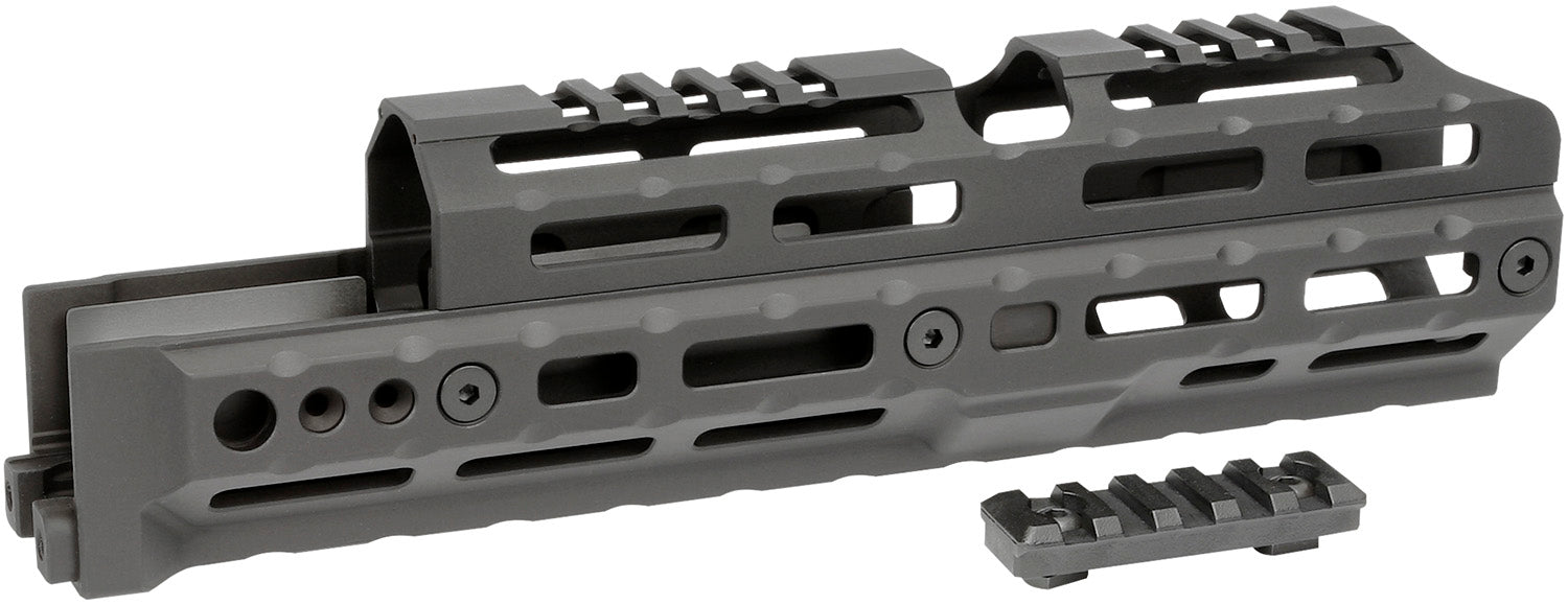 Midwest Industries MIAKALPHA100 AK-Platform Alpha Drop-In M-LOK Handguard 10" Black Anodized Aluminum Picatinny Rail