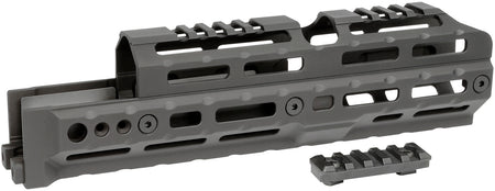 Midwest Industries MIAKALPHA100 AK-Platform Alpha Drop-In M-LOK Handguard 10" Black Anodized Aluminum Picatinny Rail