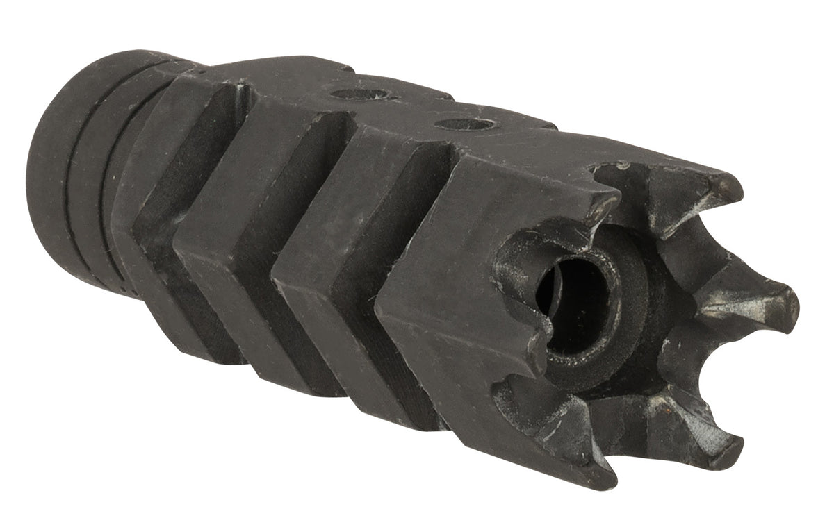 ATI A5102251 Shark Muzzle Brake .223/5.56 Cal AR-15 1/2-28 Thread Black Oxide Steel