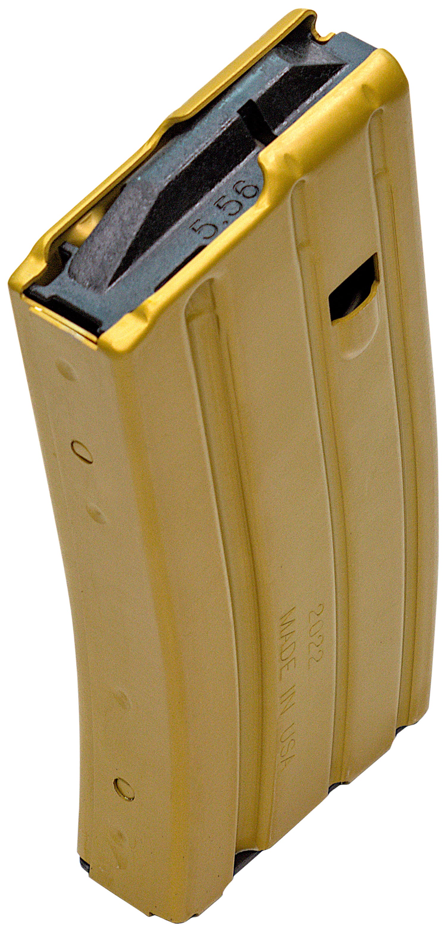 DuraMag Speed AR-15 .300 BLK/.223/5.56 20rd Desert Gold Aluminum Magazine