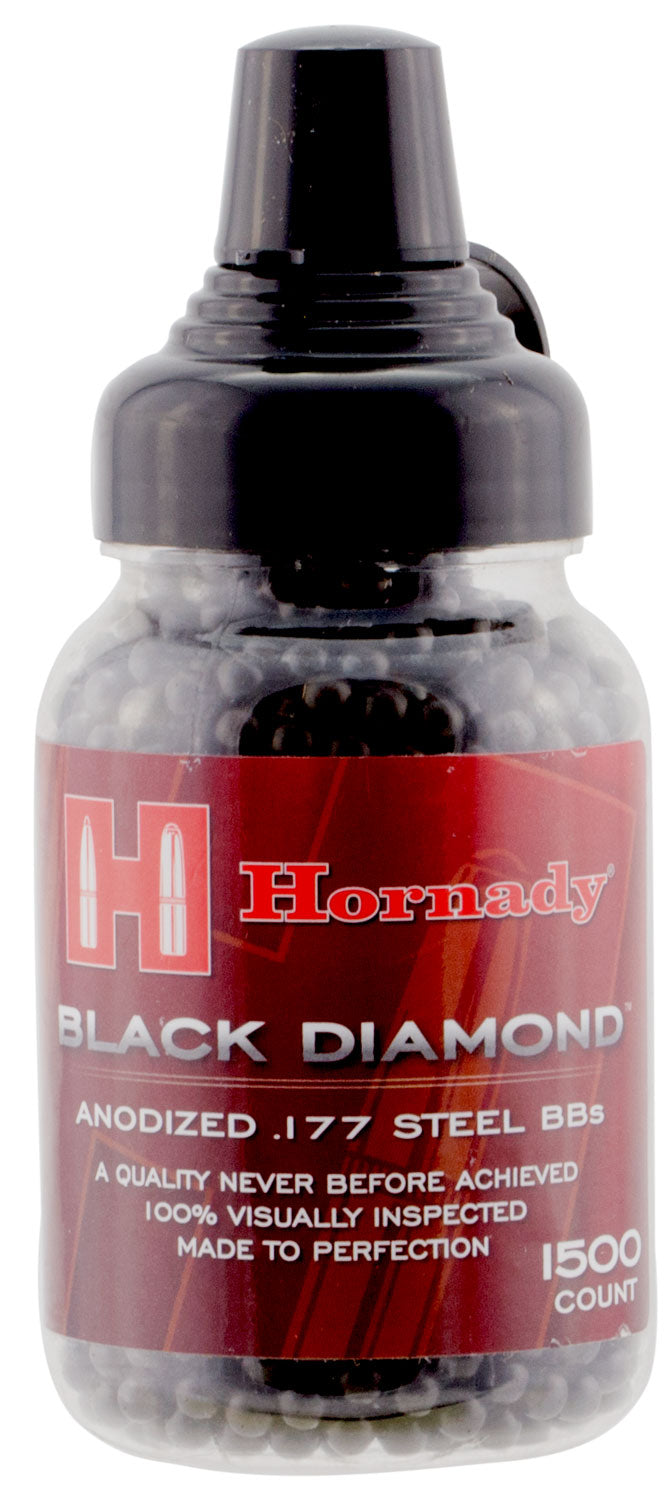 Umarex 2211056 Hornady Black Diamond 177 Cal Steel BBs 1500-Bottle