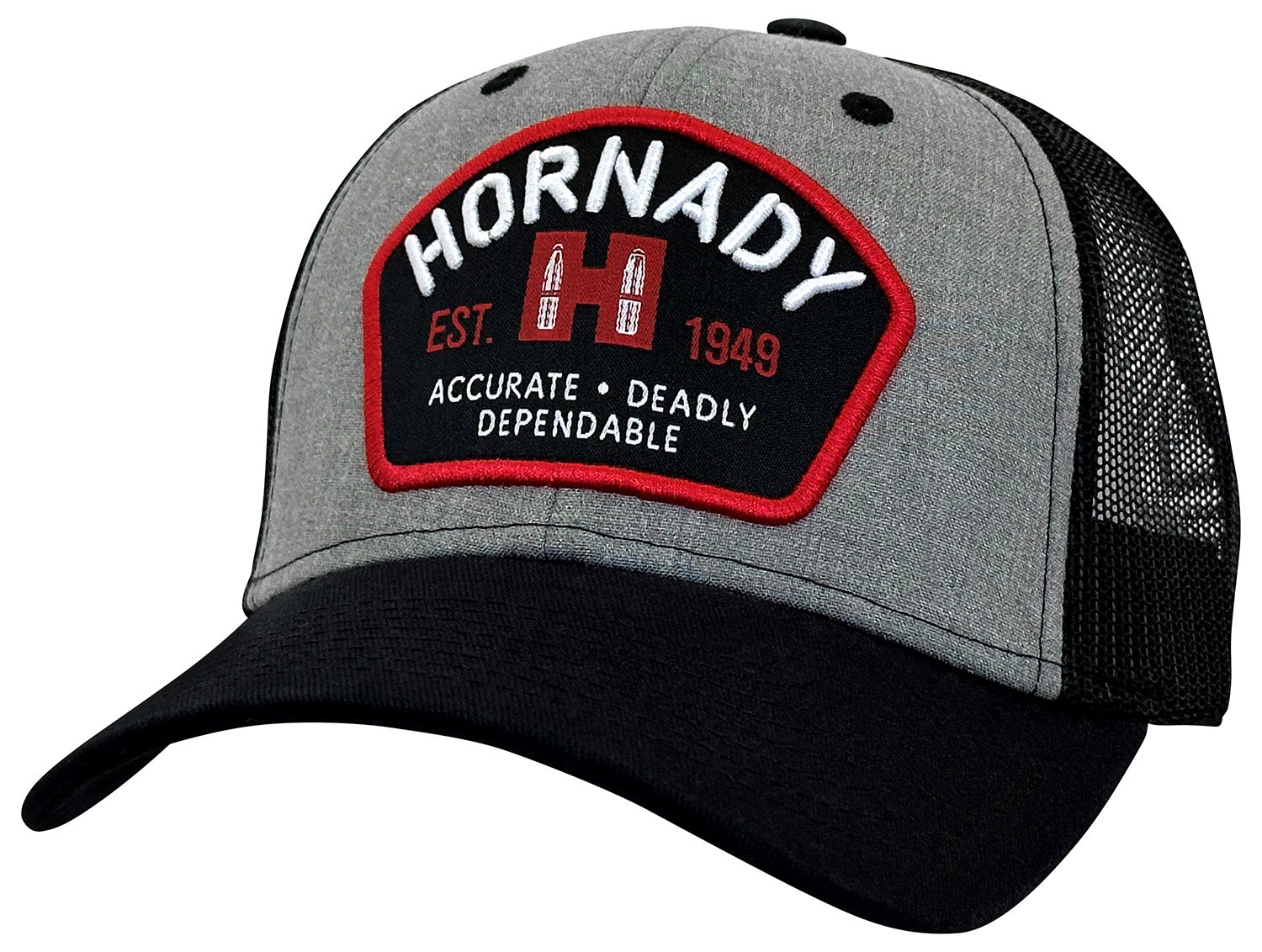 Hornady Gear 30220 Gray Hornady Logo Emblem Patch
