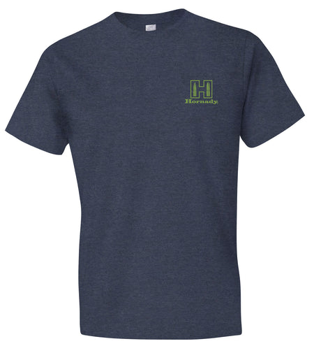 Hornady Gear Logo Stamp Short Sleeve Tee Indigo XL