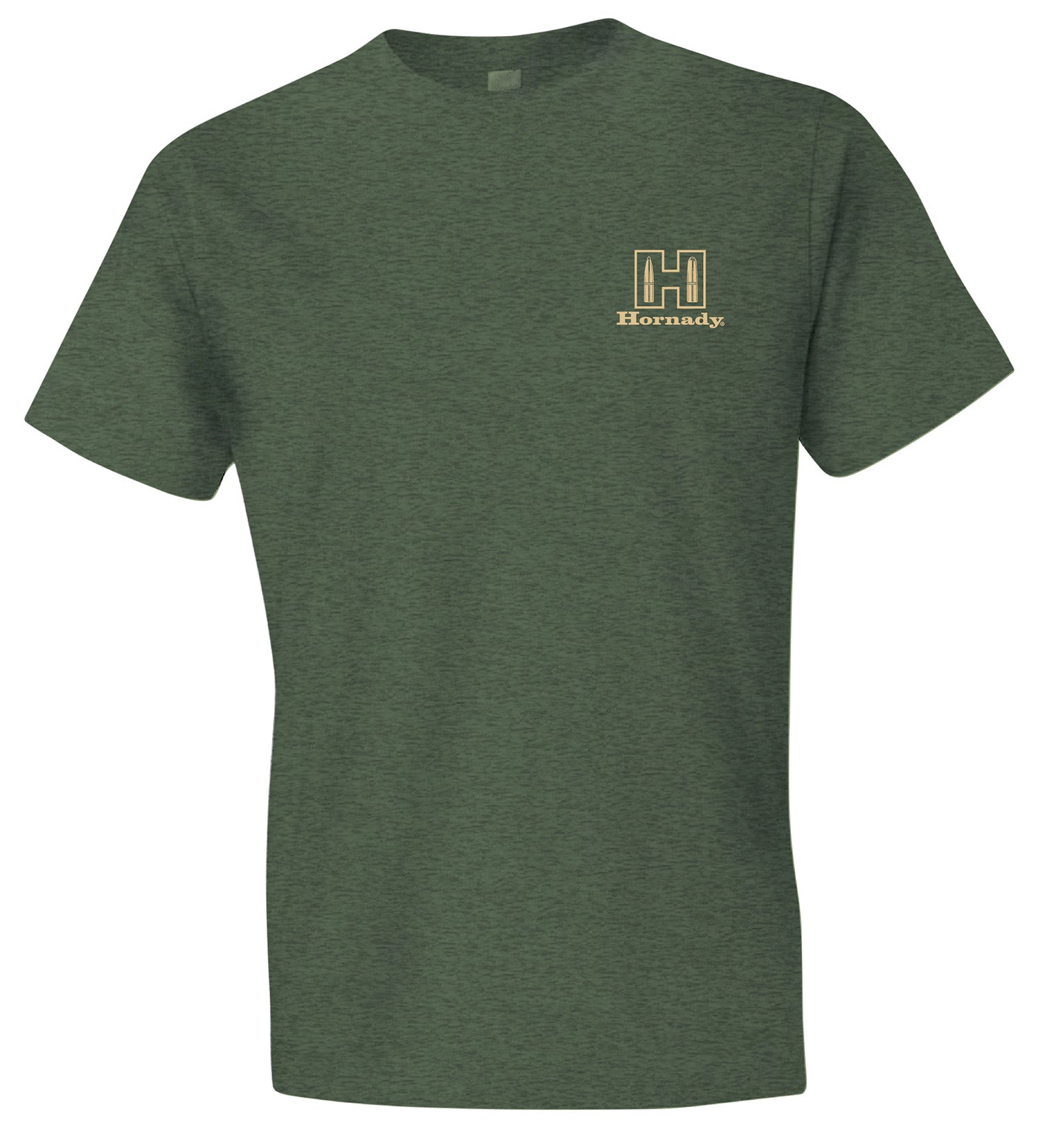Hornady Gear 31435 Logo Stamp Tee Military Green Short Sleeve Size 2XL