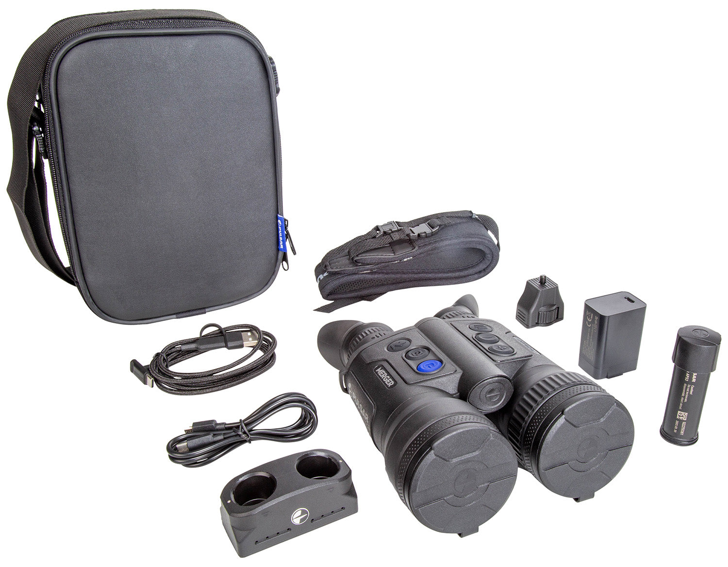 Pulsar Merger LRF XL50 Thermal Binocular Black 2.5-20x 50mm Laser Rangefinder