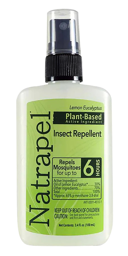 Natrapel Lemon Eucalyptus Bug Repellent Pump Spray 3.4 oz DEET-Free Up to 6 Hours