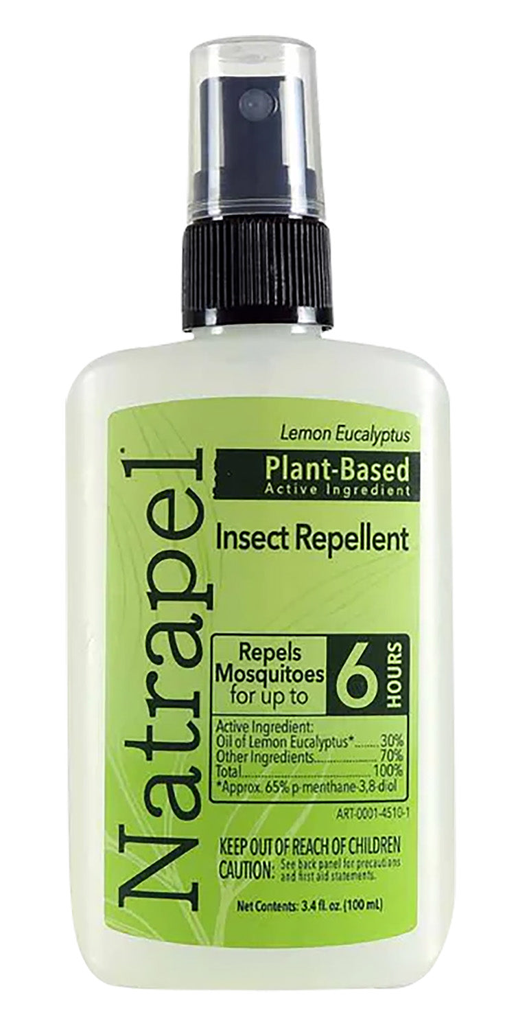 Natrapel Lemon Eucalyptus Bug Repellent Pump Spray 3.4 oz DEET-Free Up to 6 Hours