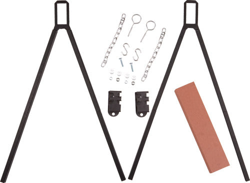 Allen Deluxe Gong Target Hanger Kit with Metal Legs and Hardware