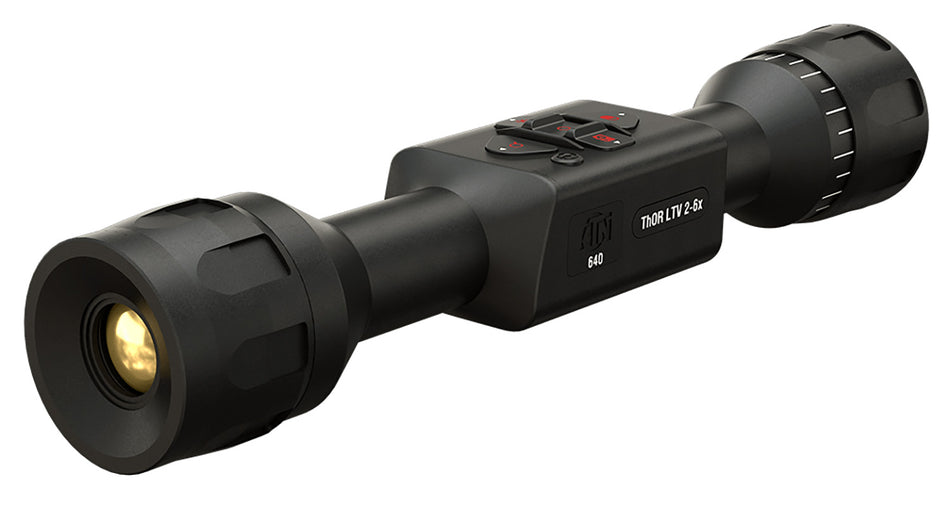 ATN TIWSTLTV625X Thor LTV 640 Thermal Rifle Scope Black 2-6x 25mm Illuminated Reticle