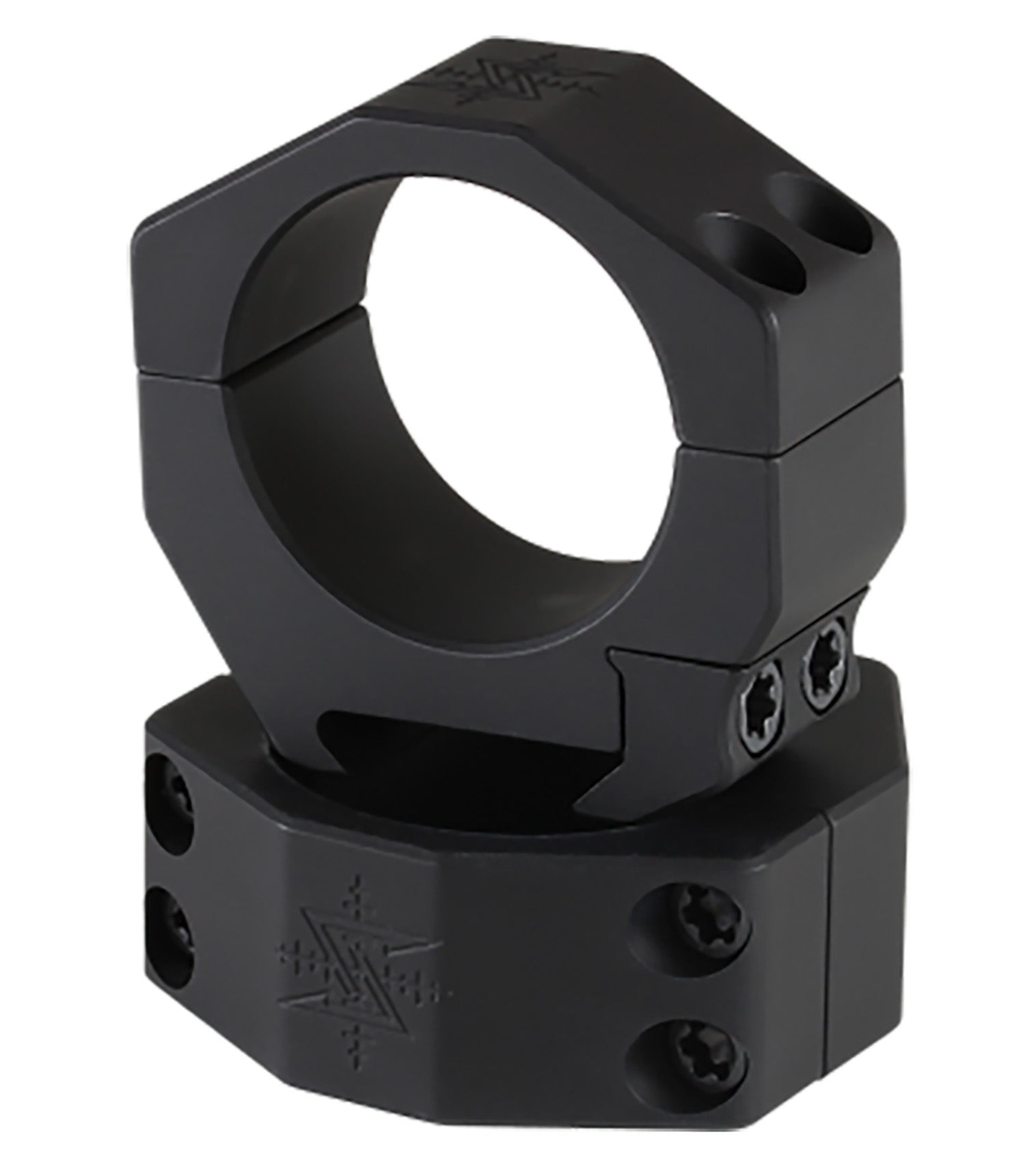 Seekins Precision 34mm AR High Matte Black Scope Rings 0010630012