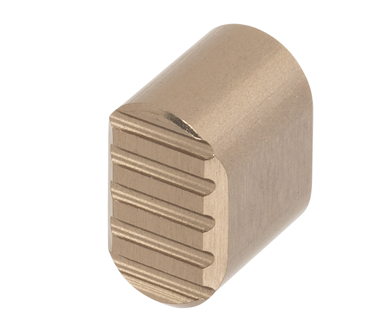 RISE Armament AR-15 Mag Release Button Spartan Bronze Aluminum Concave Design