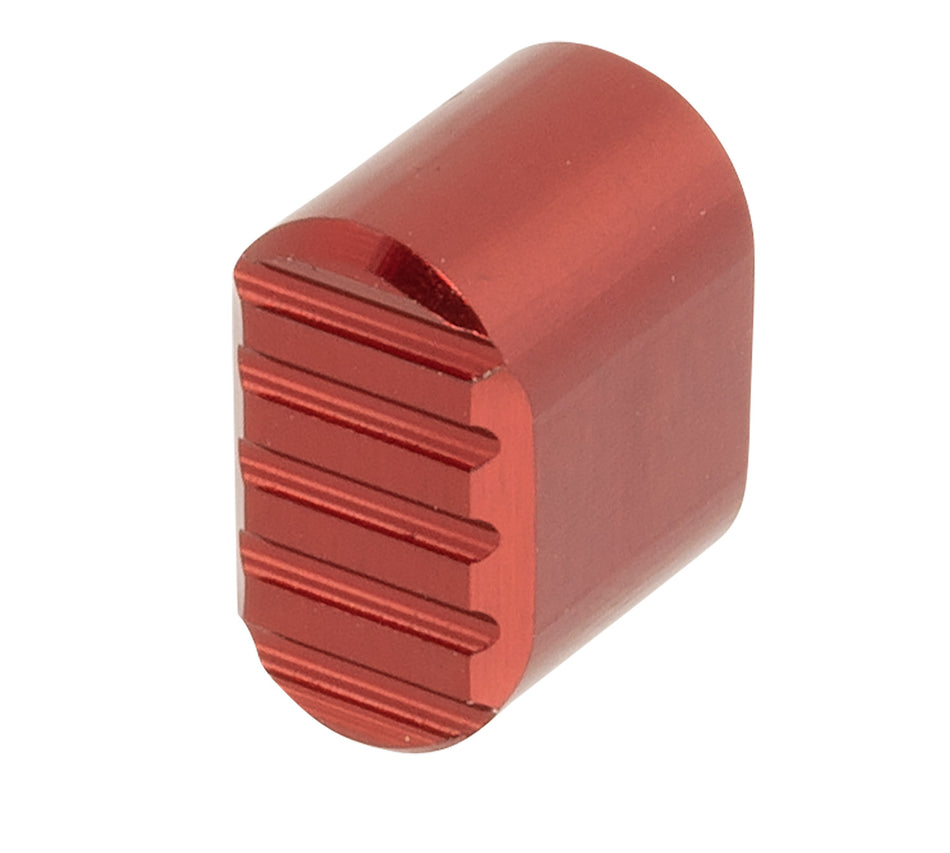 RISE Armament AR-15 Mag Release Button RISE Red Aluminum Concave Design