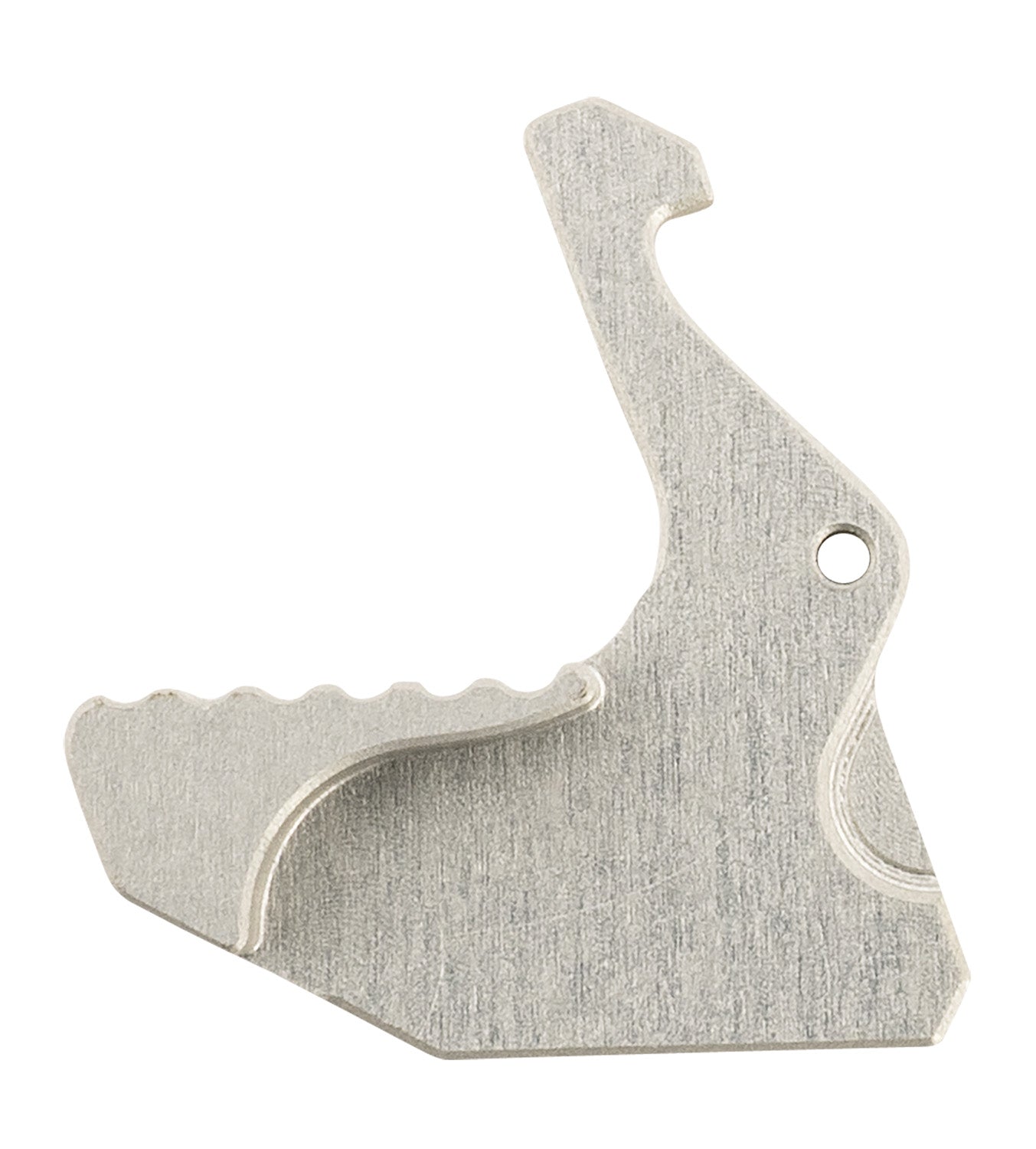 RISE Armament RA-212 Extended AR Charging Handle Latch Silver Aluminum Mil-Spec Compatible