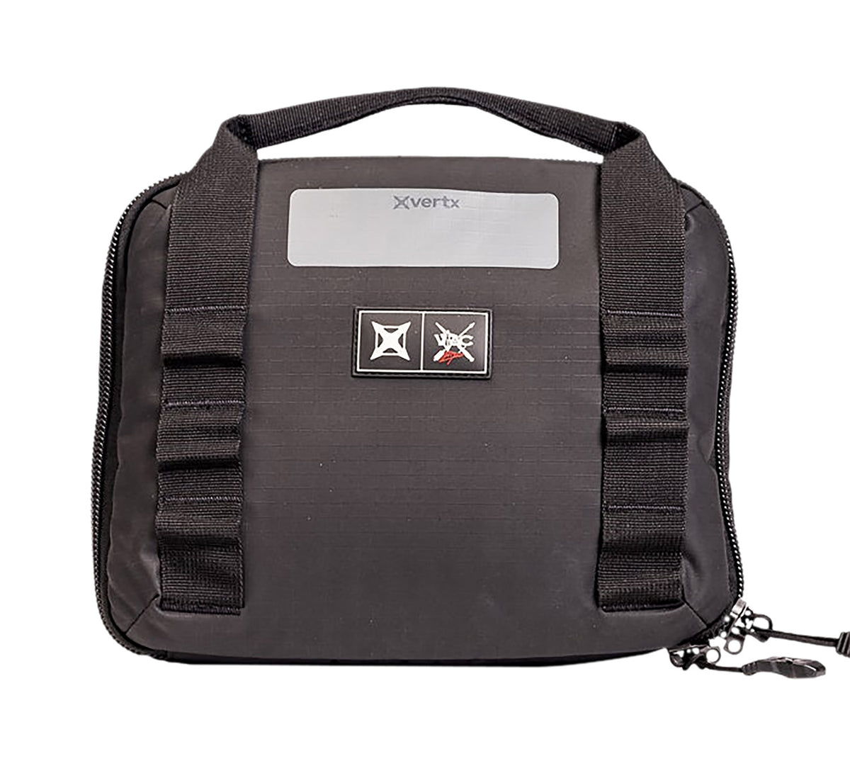 Vertx VTX5709 VTAC Pistol Case Black Nylon Ripstop for 2 Full-Size Handguns