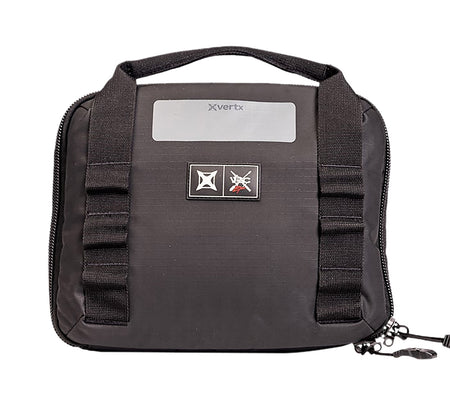 Vertx VTX5709 VTAC Pistol Case Black Nylon Ripstop for 2 Full-Size Handguns
