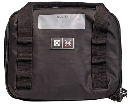 Vertx VTX5710 VTAC Double Pistol Case Black Nylon Ripstop for 4 Full-Size Handguns