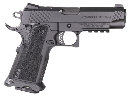 Girsan Witness2311 10mm Auto 15+1 4.25" Pistol - Black Steel Barrel, Optic Ready Slide, Polymer Frame w/Beavertail & Picatinny Rail, Ambidextrous