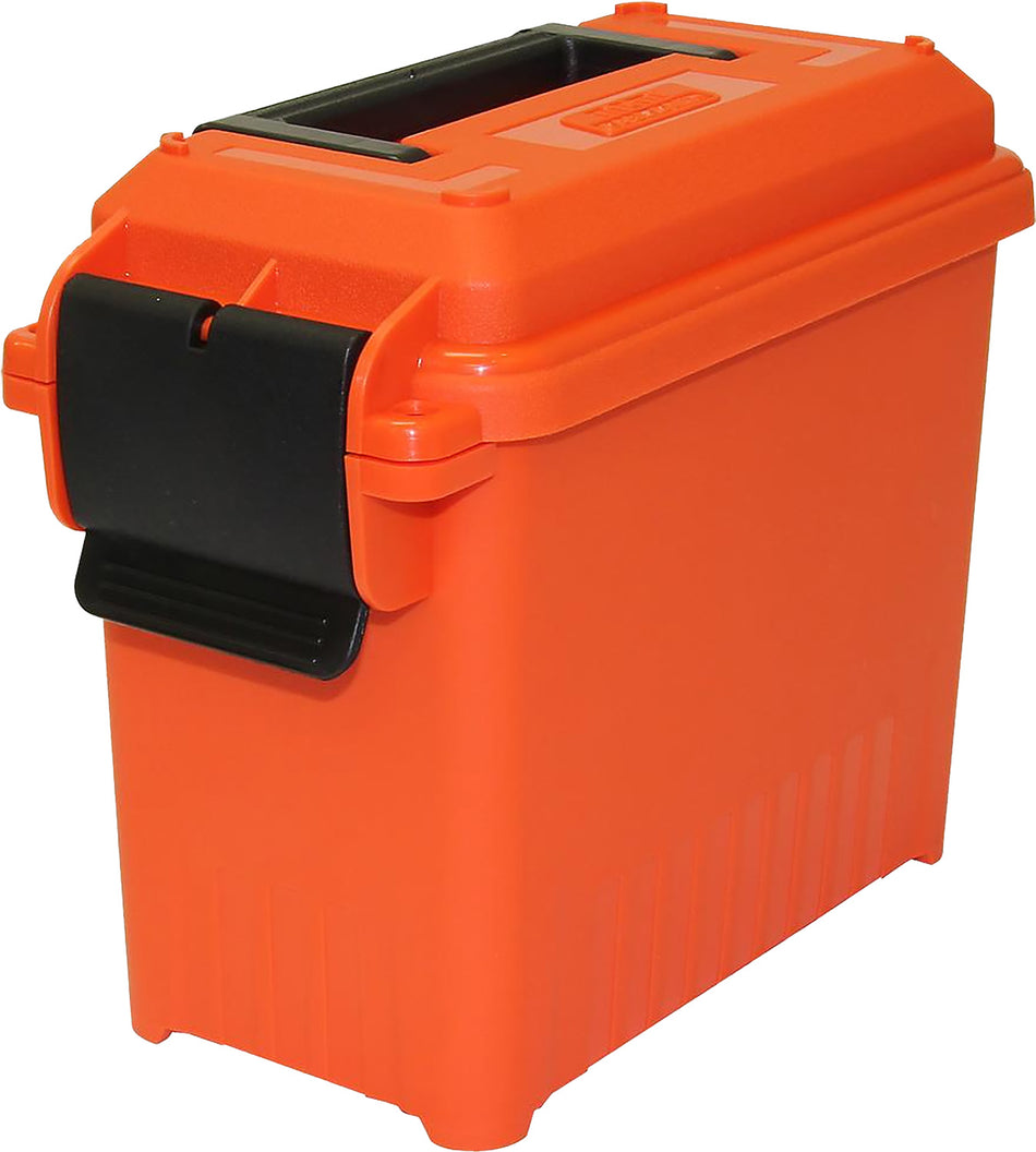MTM Case-Gard AC30T35 Orange Polypropylene Tall 30Cal Ammo Storage Can Dual Latch