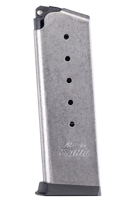 Kahr Arms K625 6-Round .45 ACP OEM Stainless Pistol Magazine for Kahr KP/CW
