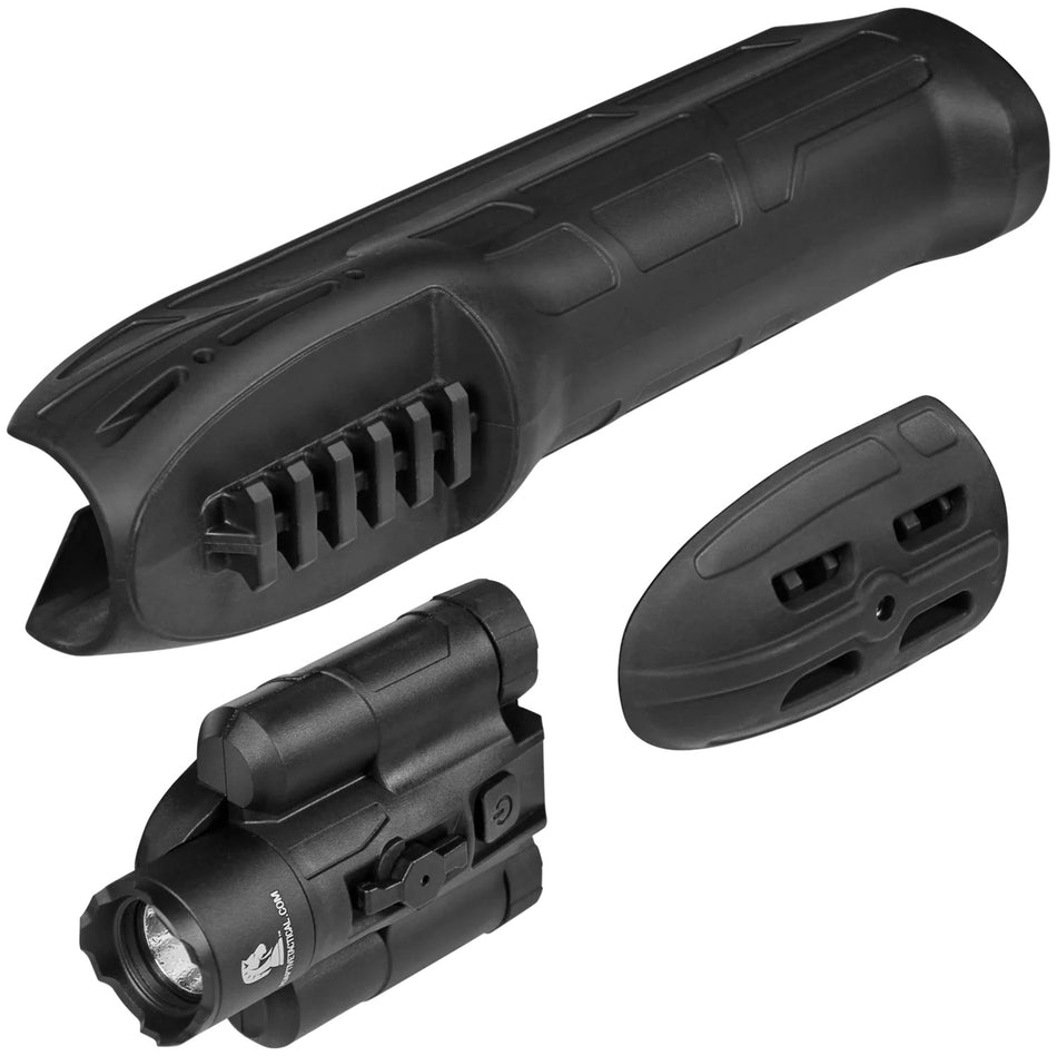 Adaptive Tactical EX Performance Tactical Light Forend 300 Lumen Fits Remington 870 1100 11-87 Black AT02900