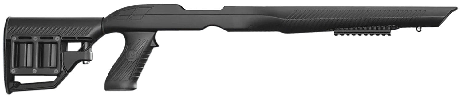 Adaptive Tactical Tac-Hammer RM4 Black Synthetic Adjustable Stock with Stowaway Rail for Ruger 10/22