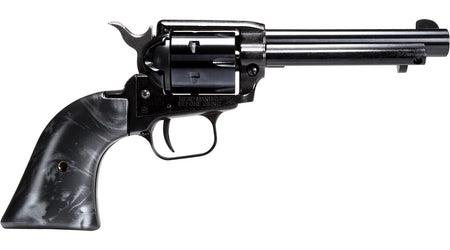 Heritage Rough Rider RR22B4BP .22 LR 6-Shot Revolver, 4.75" Black Oxide Barrel, Black Pearl Grip