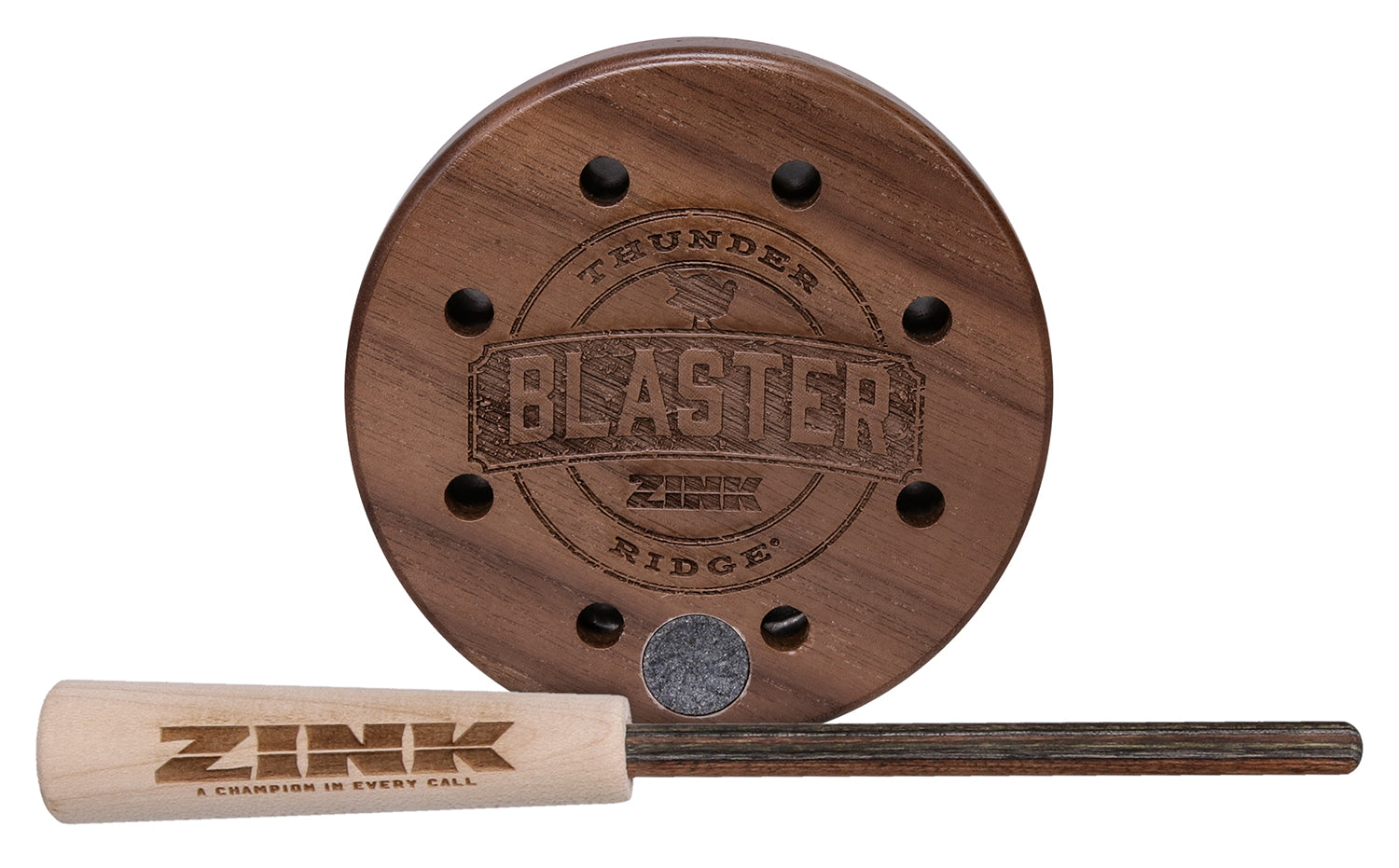 Zink Ridge Blaster ZNKRBPC Aluminum Friction Turkey Call with Dymalux Striker