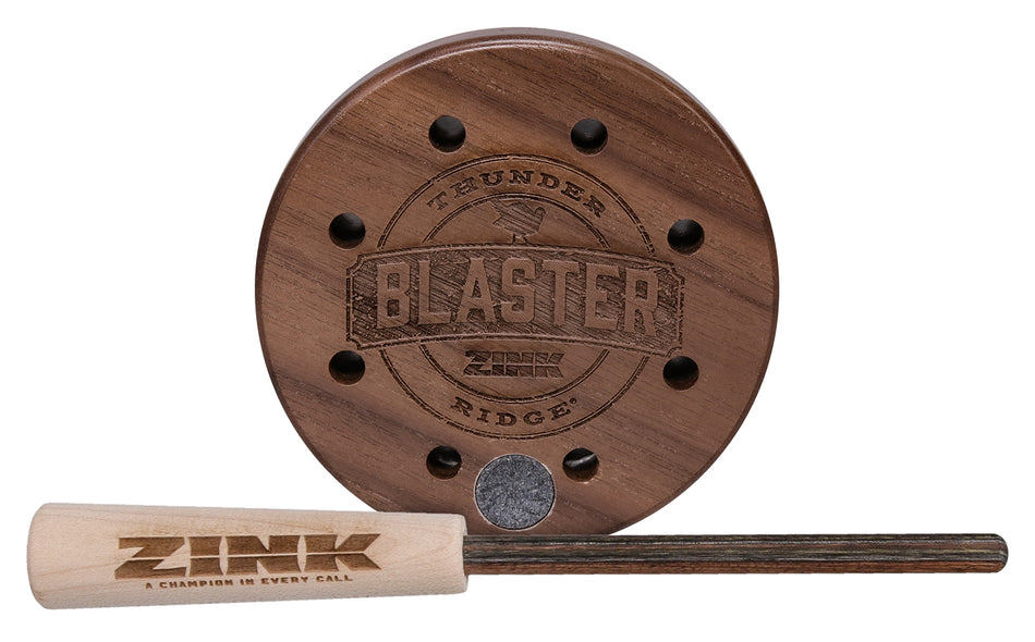 Zink Ridge Blaster ZNKRBPC Aluminum Friction Turkey Call with Dymalux Striker
