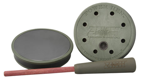 Zink Thunder Ridge ZNKZNK303 Friction Turkey Pot Call Green/Purple with Purple Heart Striker