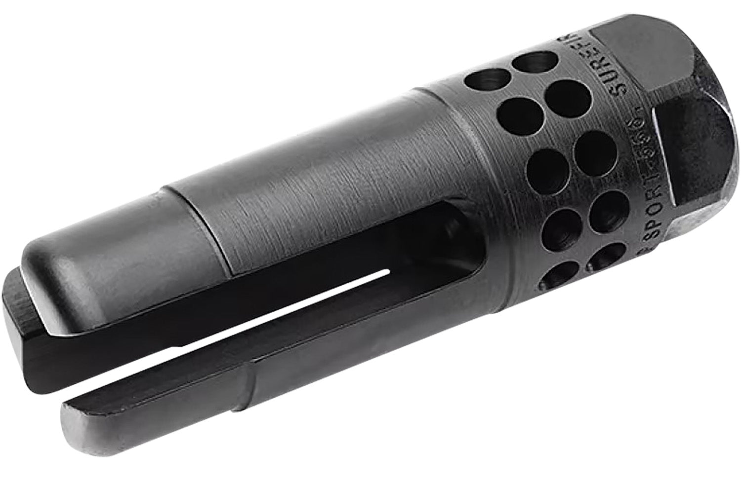 SureFire Warcomp Sport 30 Cal Open Tine Flash Hider for AR/M4, 7.62mm, 5/8"-24 Threads