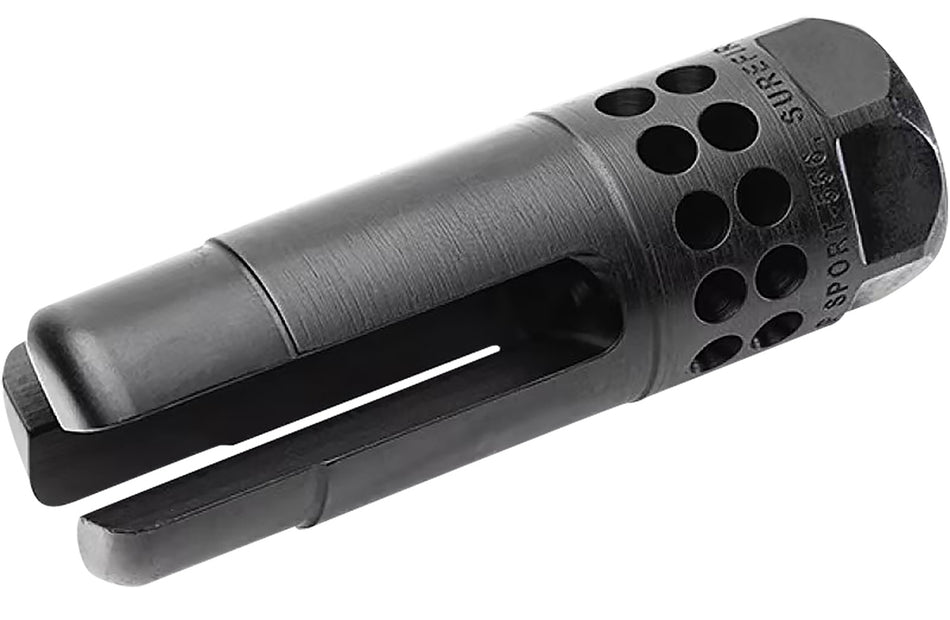 SureFire Warcomp Sport 30 Cal Open Tine Flash Hider for AR/M4, 7.62mm, 5/8"-24 Threads