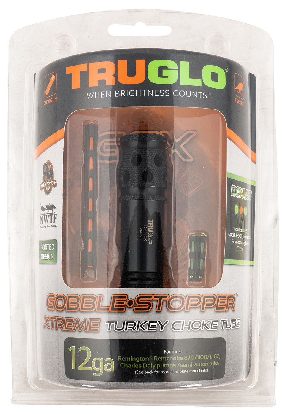 TruGlo GobbleStopper Xtreme Turkey Choke Tube Remington 12 Gauge CNC Steel
