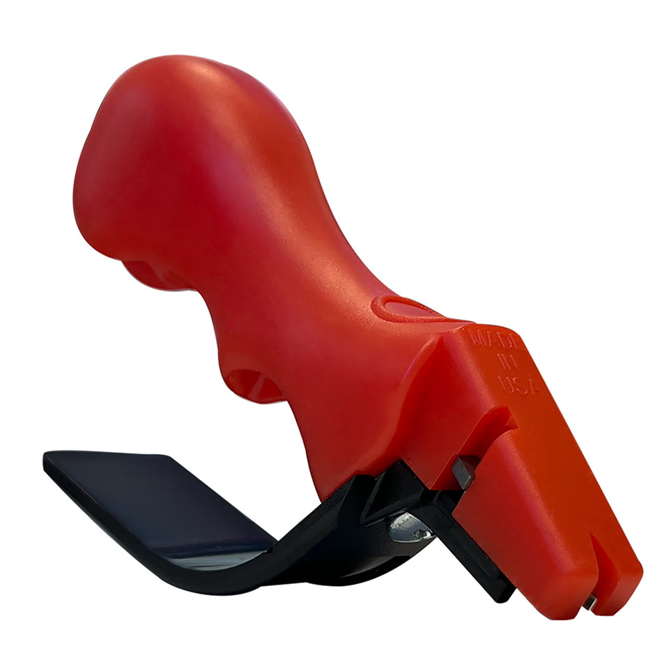 AccuSharp 1001C Hand Held Carbide Sharpener for Knives and Scissors, Red