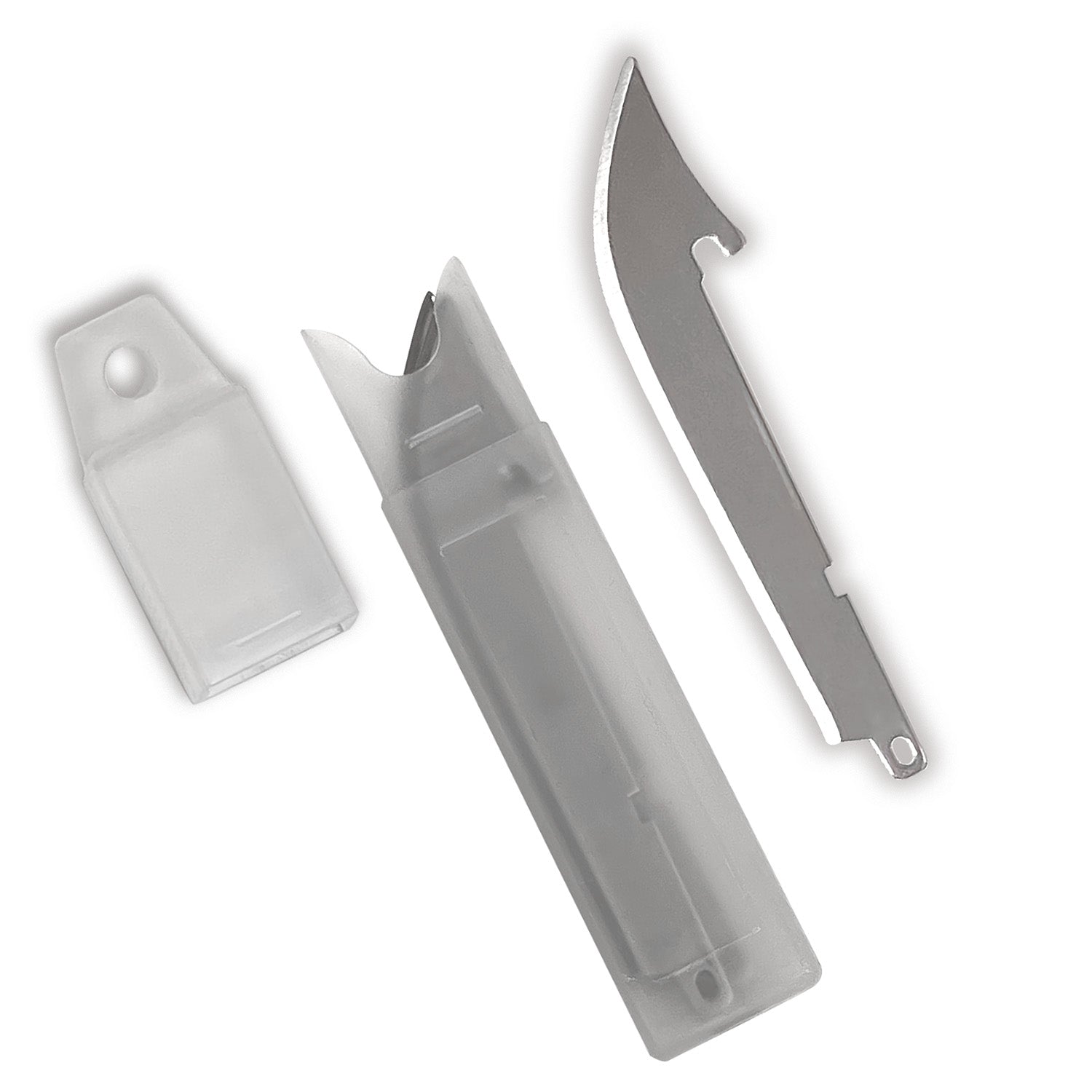AccuSharp 742C 3.50" Stainless Steel Replacement Blades for Razor Knife, 6 Blades