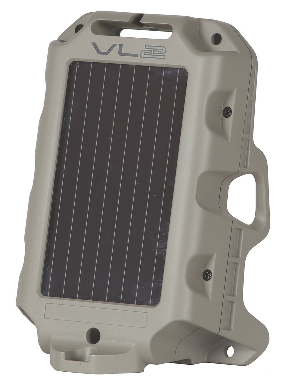 Wildgame Innovations Moonshine Feeder Light Gray Solar PIR Motion Sensor 100 Yards