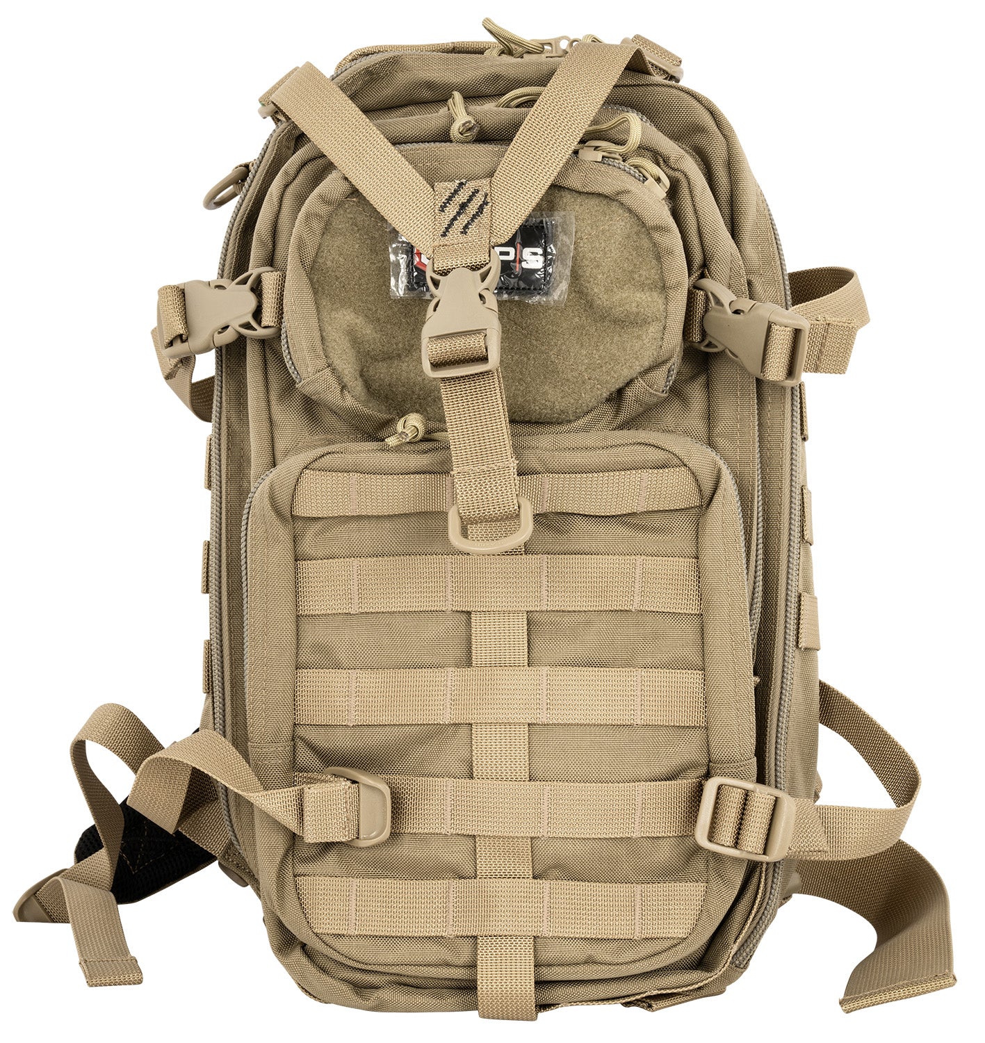 GPS Bags Tactical Bugout Bag T1611BOB Tan 600D Polyester 2-Pistol Retention Laptop Sleeve