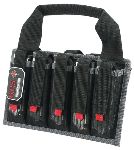 GPS Bags 1006MAG Black Nylon Pistol Mag Tote 10-Magazine Capacity