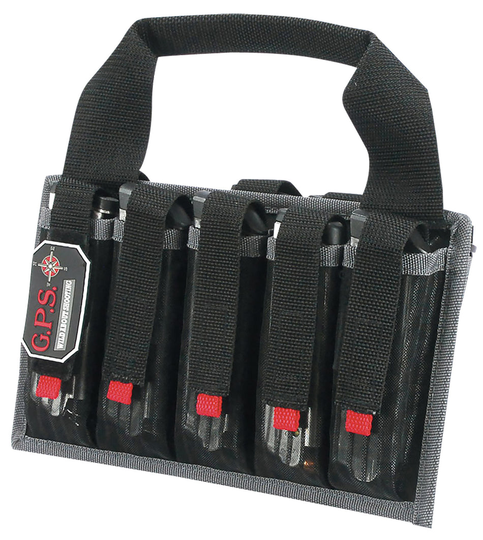 GPS Bags 1006MAG Black Nylon Pistol Mag Tote 10-Magazine Capacity