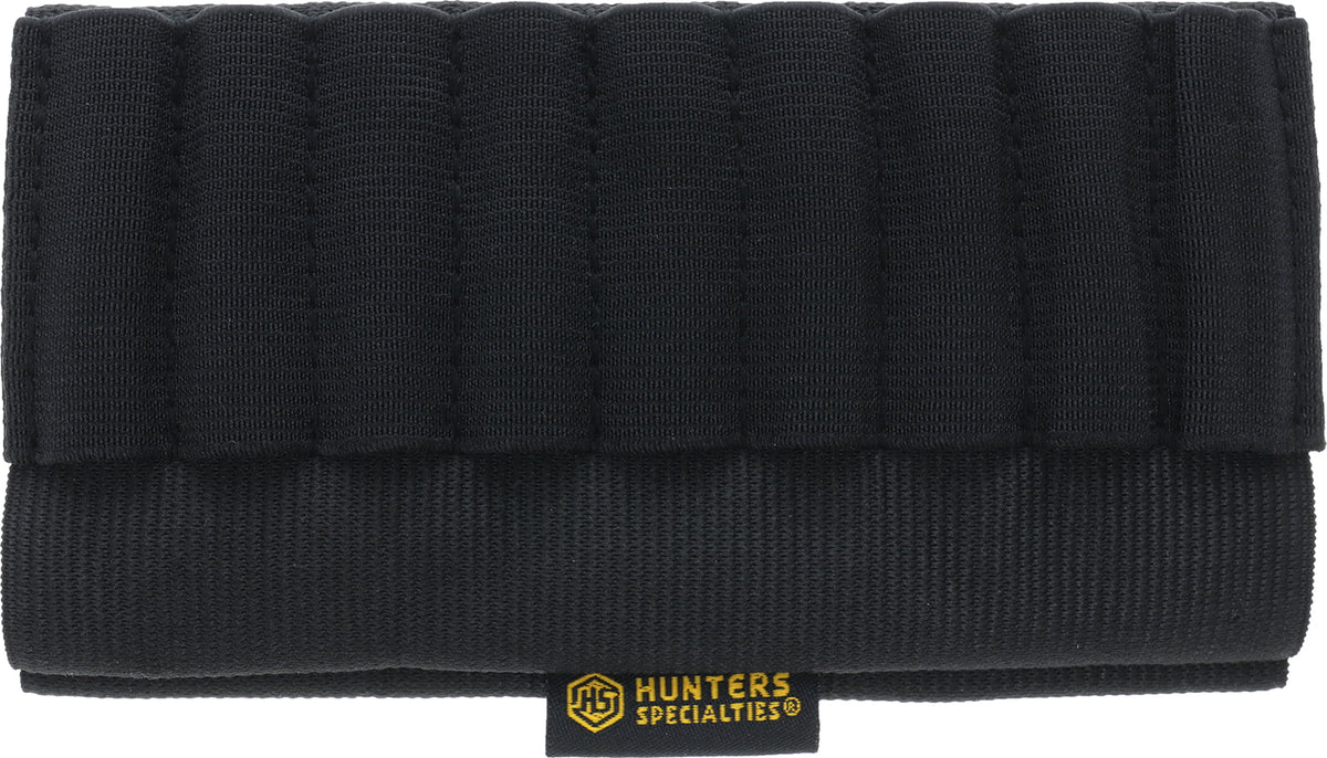 Hunters Specialties 00687 Elastic Rifle Buttstock Cartridge Sleeve Black 9rd