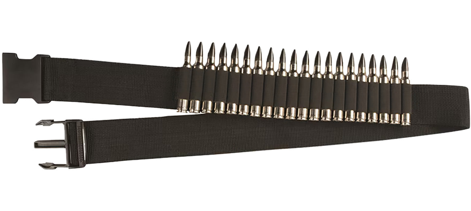 Hunters Specialties 00682 Adjustable Nylon Rifle Cartridge Belt Black 20rd