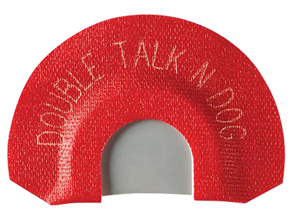 Johnny Stewart Wildlife Calls Double Talk'n Dog Diaphragm Coyote Call Two Infinity Latex Reeds Red