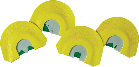 HS Strut Premium Flex 4 Turkey Diaphragm Call Combo Pack Infinity Latex Yellow