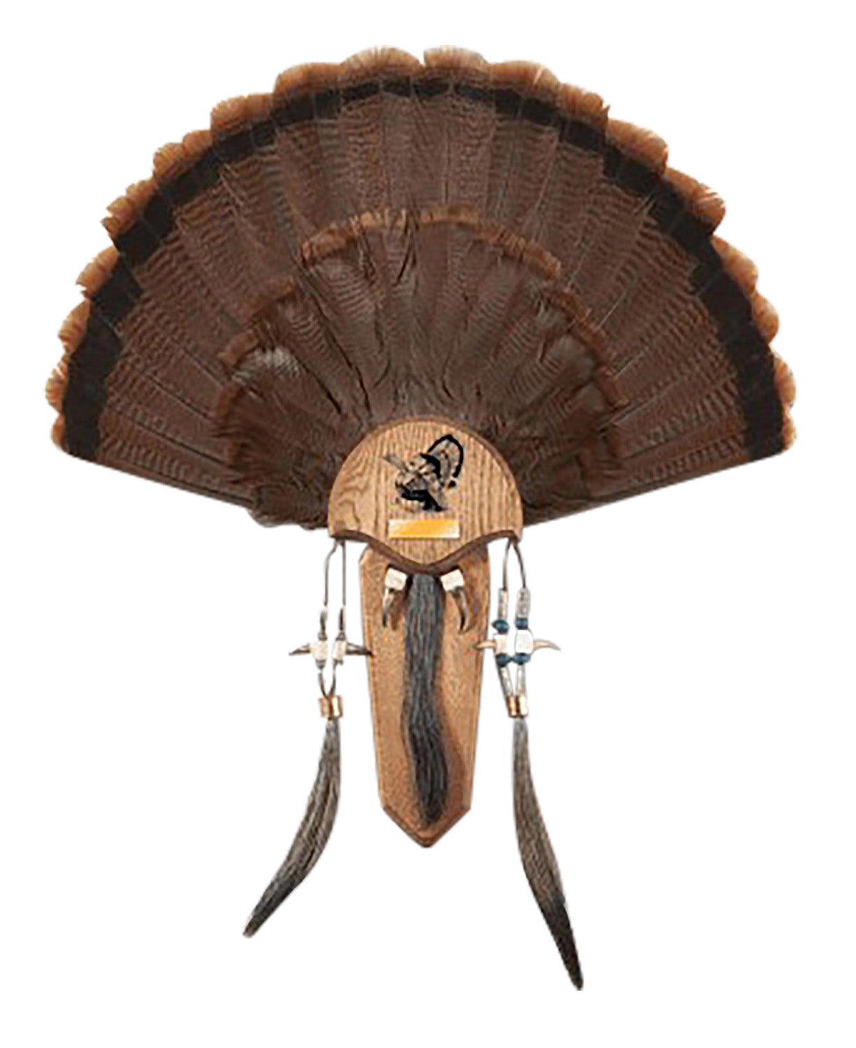 Hunters Specialties STR06949 Turkey Fan Beard and Spur Trophy Mounting Plaque